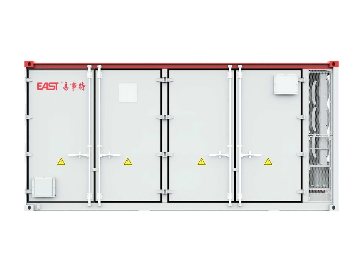 EAST 2.5MW/5MWh integrated AC and DC energy storage container